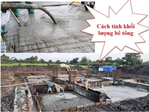 cách tính khối lượng bê tông
