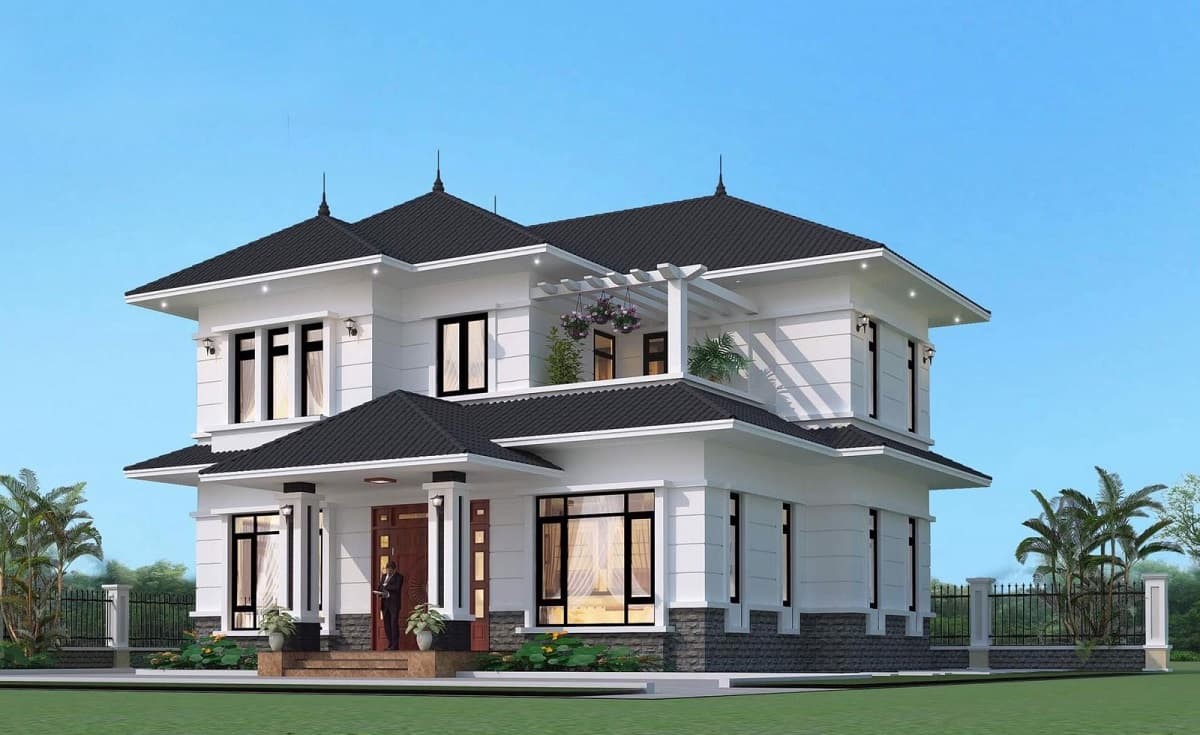 ưu điểm nhà mái nhật 2 tầng