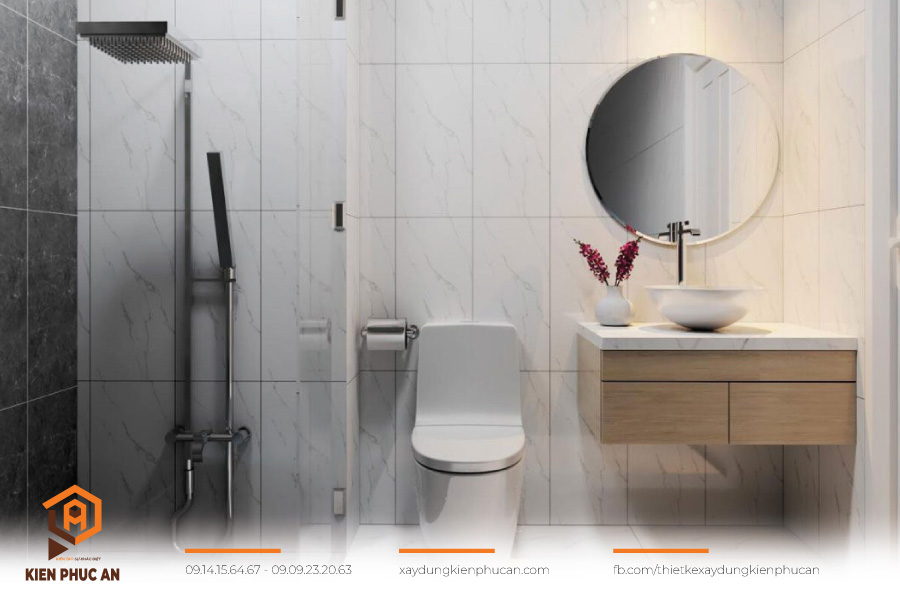 Cần tránh xây nhà vệ sinh ở chính giữa ngôi nhà