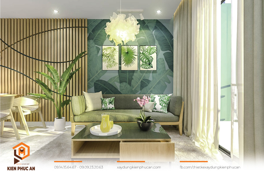 Thiết kế nội thất nhiệt đới 