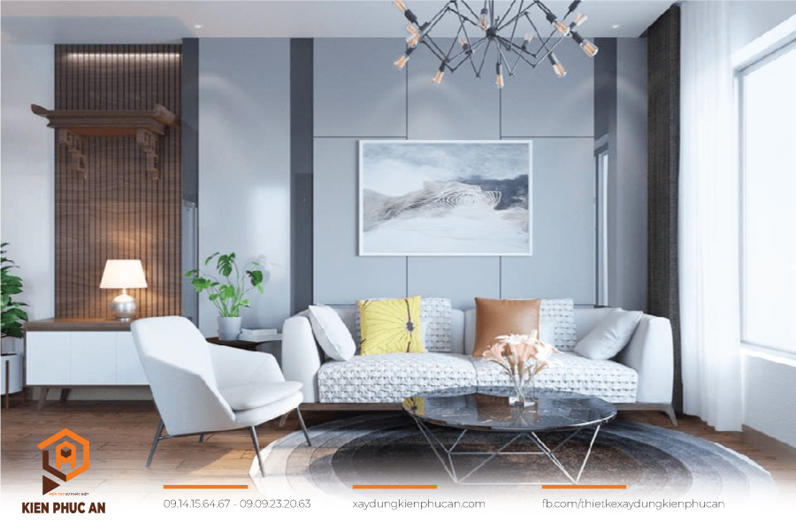 Thiết kế nội thất tone màu sáng