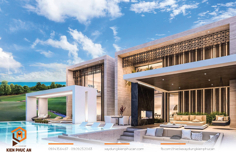 Thiết kế xây dựng nhà ở có hồ bơi