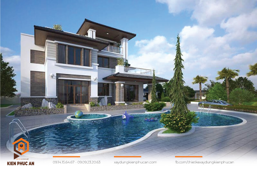 Hình dáng hồ bơi phù hợp