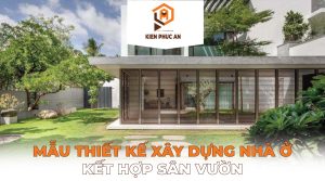 mẫu nhà sân vườn
