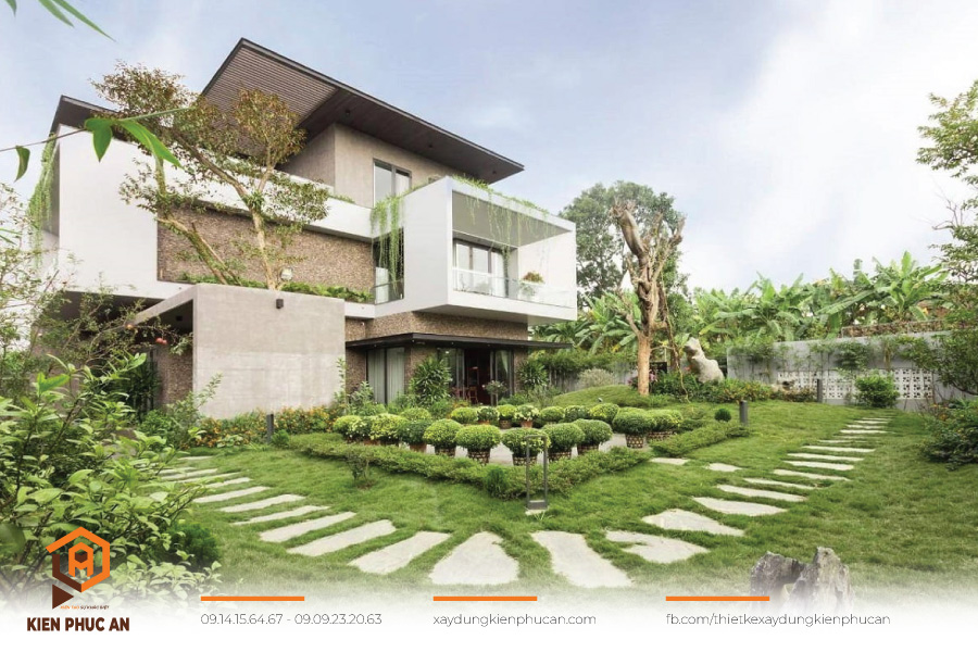 Mẫu thiết kế nhà vườn sang trọng