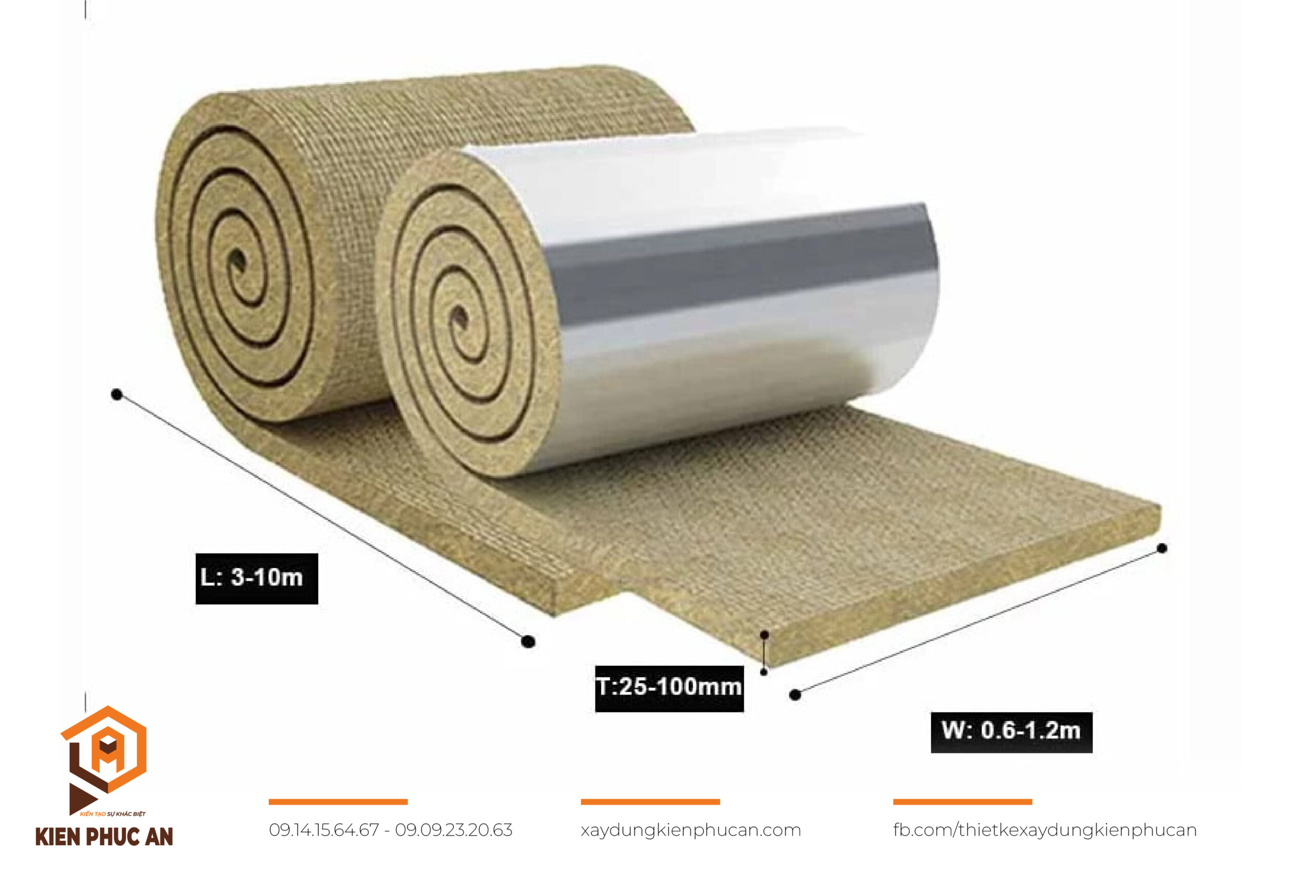 Bông khoáng (Rockwool)