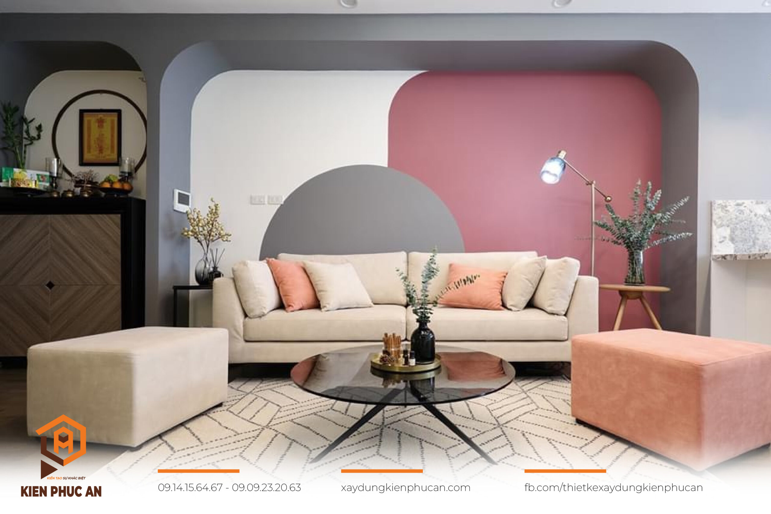 Phong cách Color Block trong thiết kế nội thất