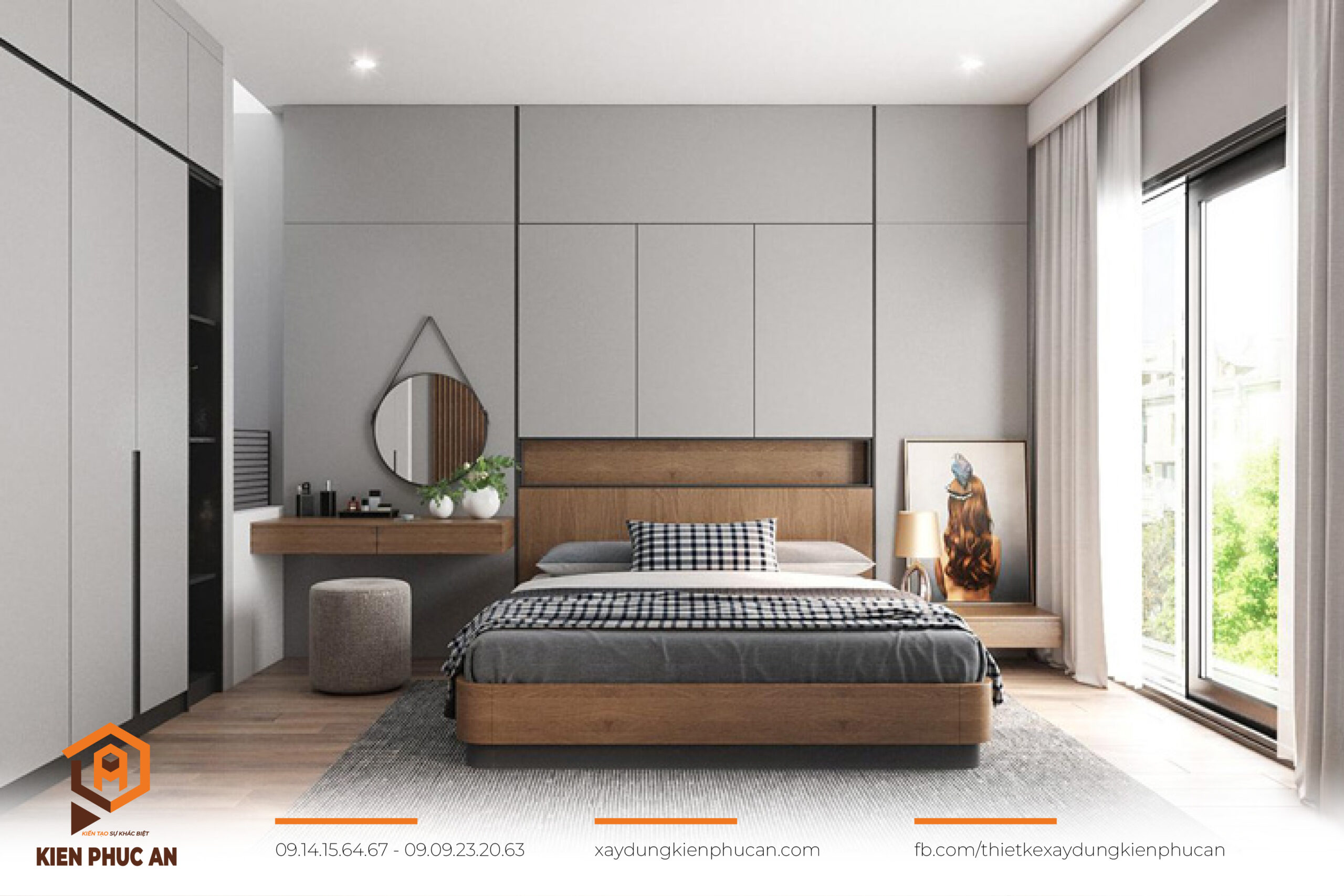 Phòng ngủ theo phong cách đương đại