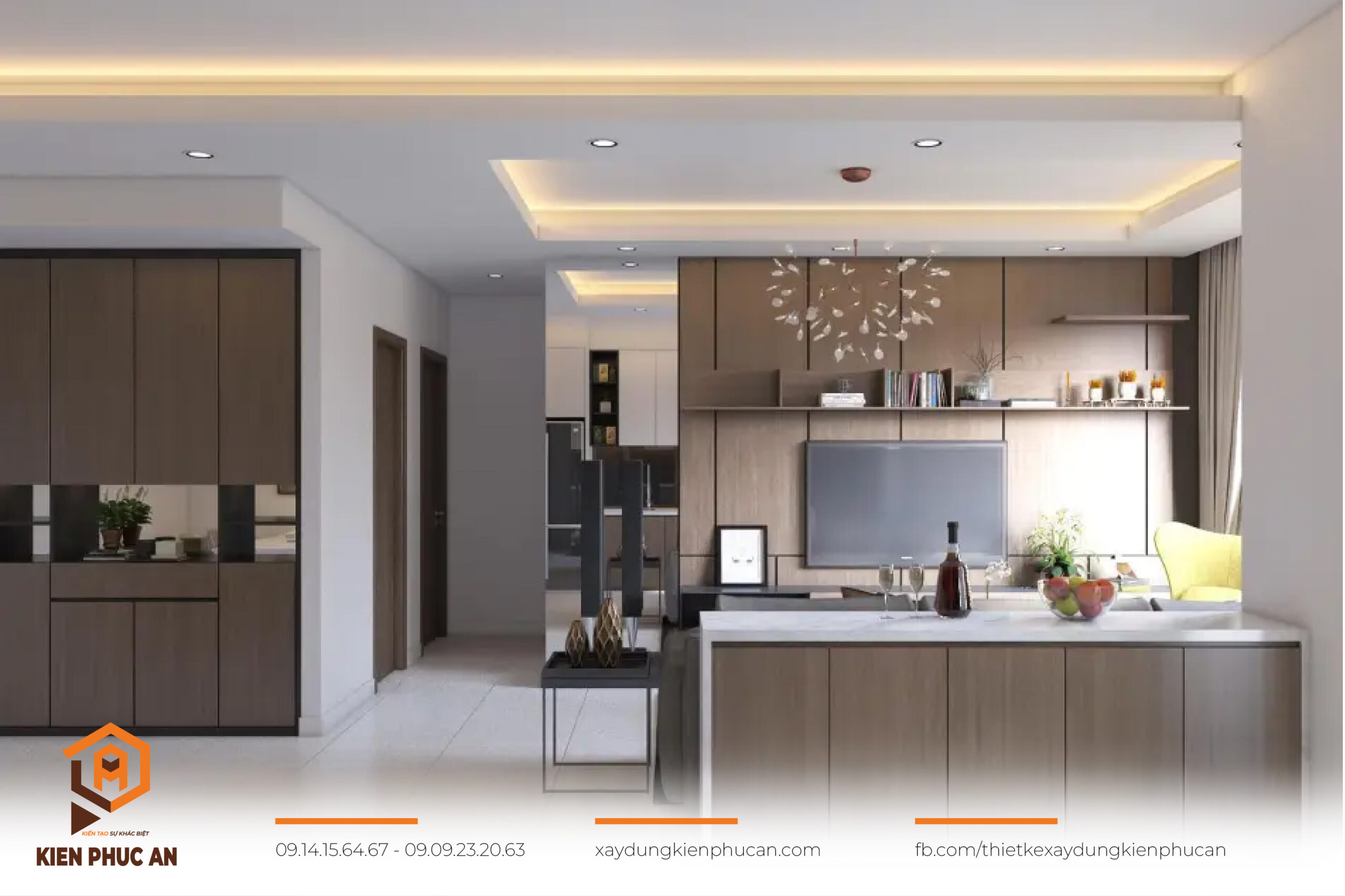 Phòng bếp theo phong cách đương đại