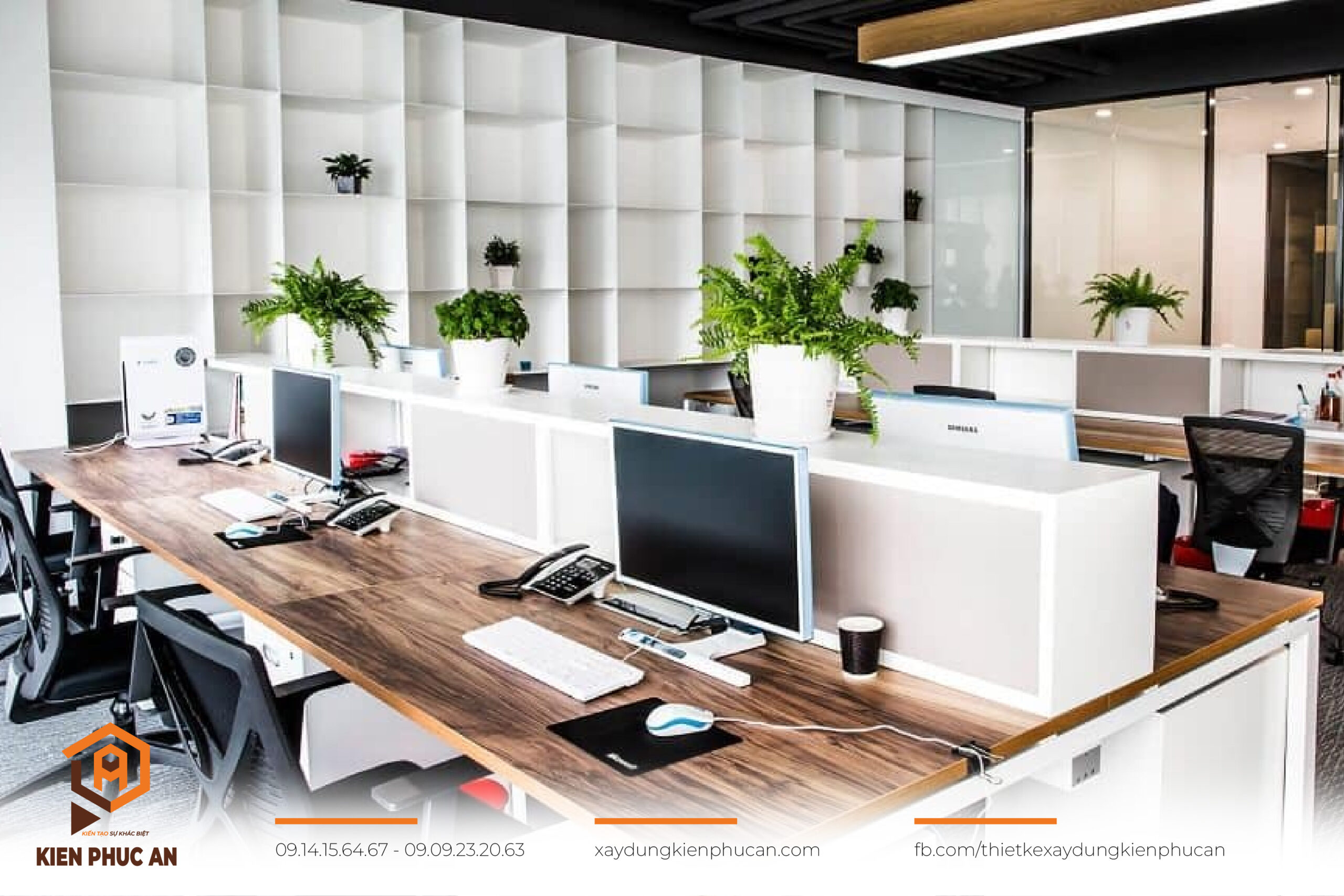 Văn phòng làm việc theo phong cách đương đại