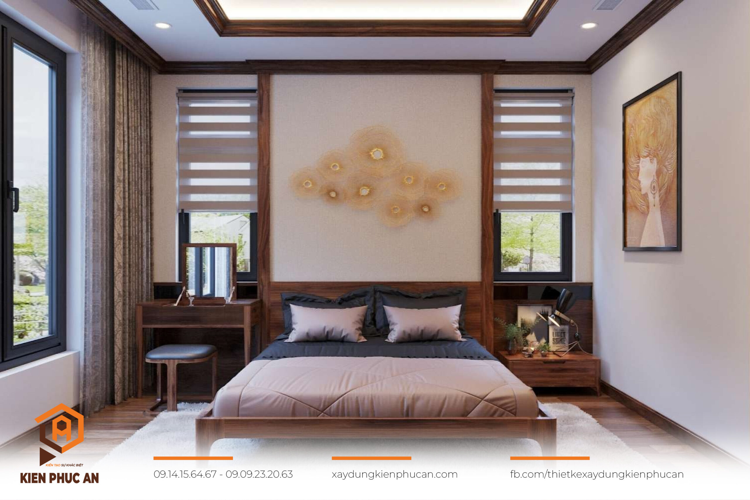 Thiết kế phòng ngủ cho ông bà