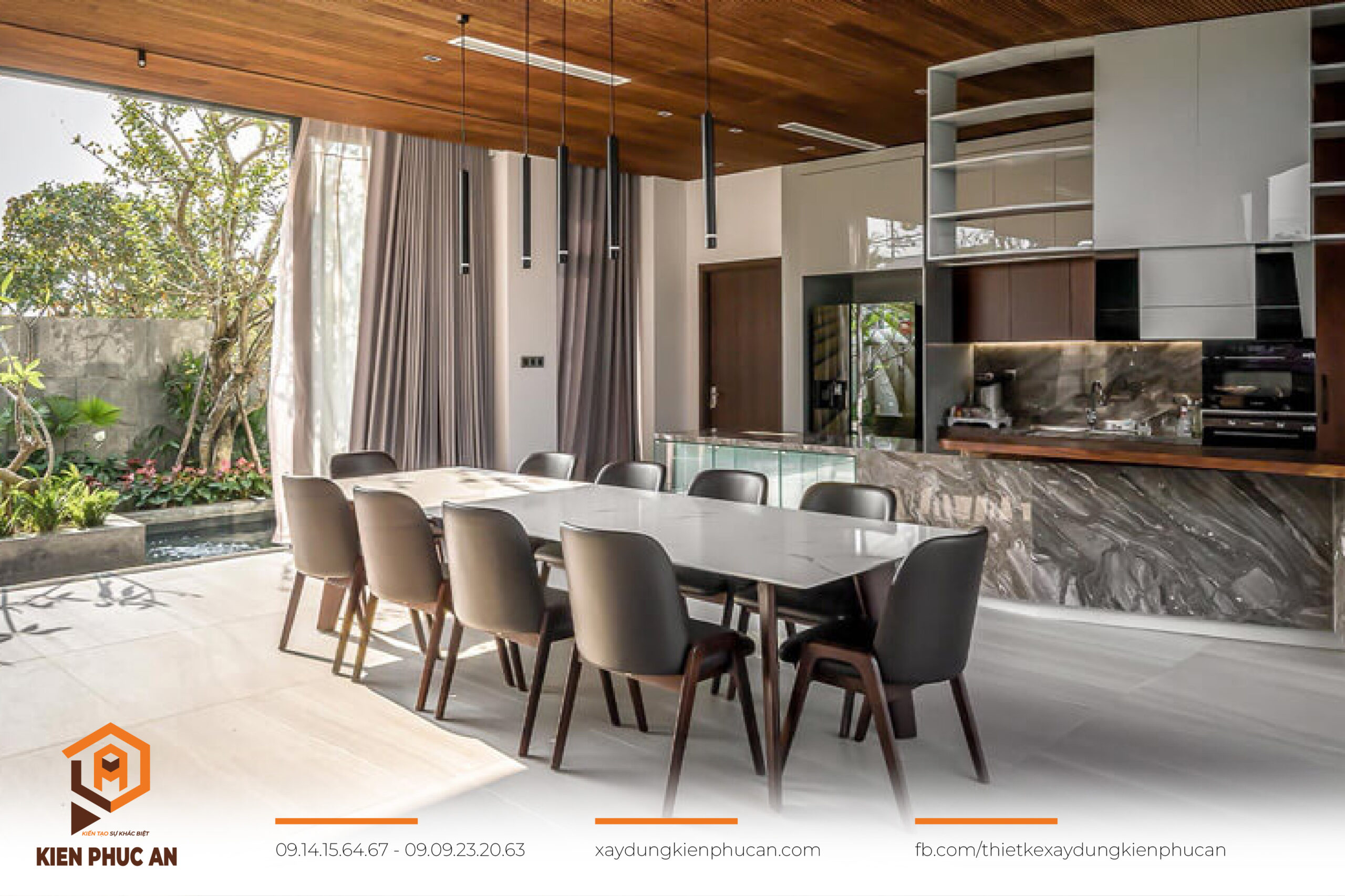 Thiết kế nội thất phù hợp không gian sống