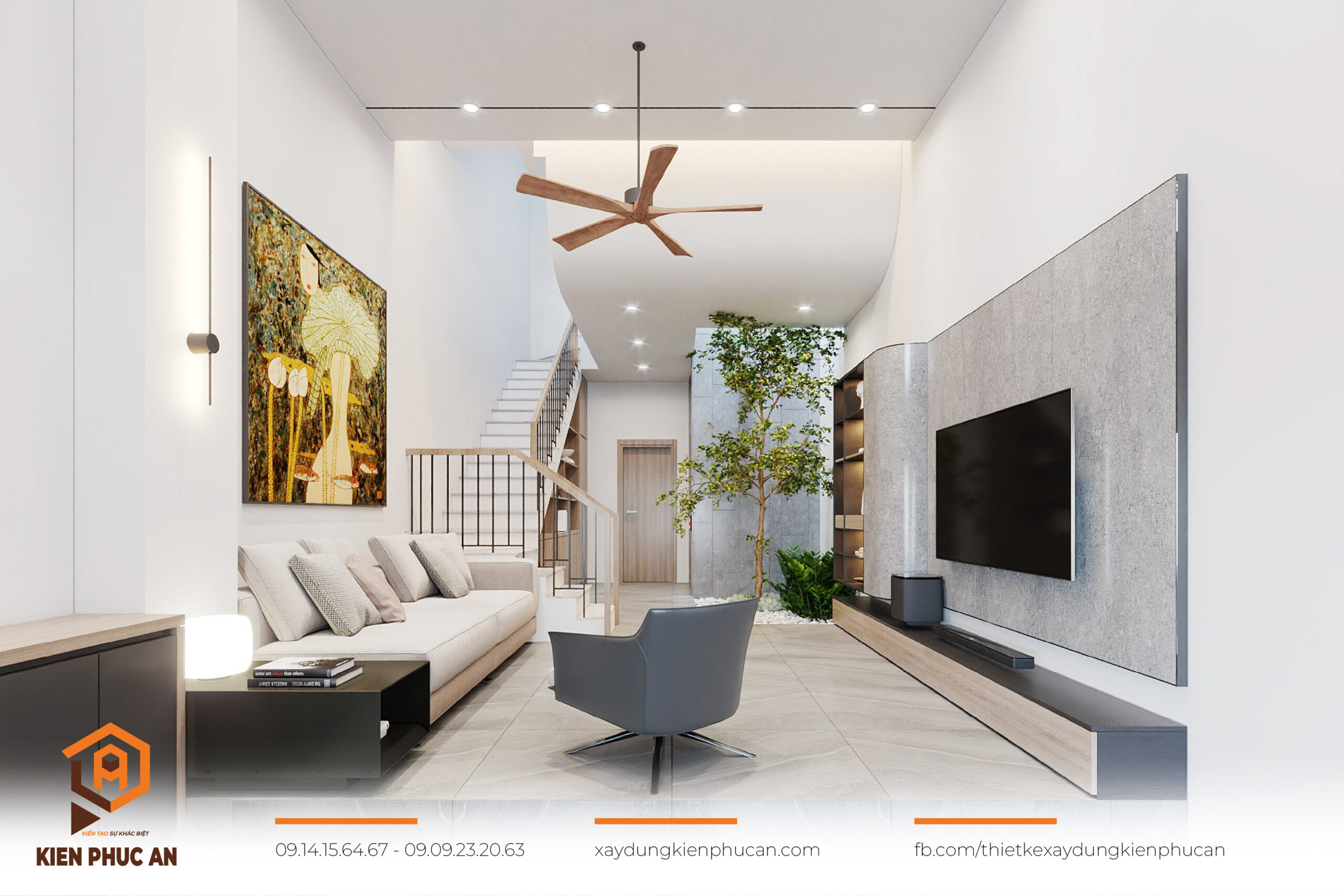 Phối màu sắc và ánh sáng hài hòa