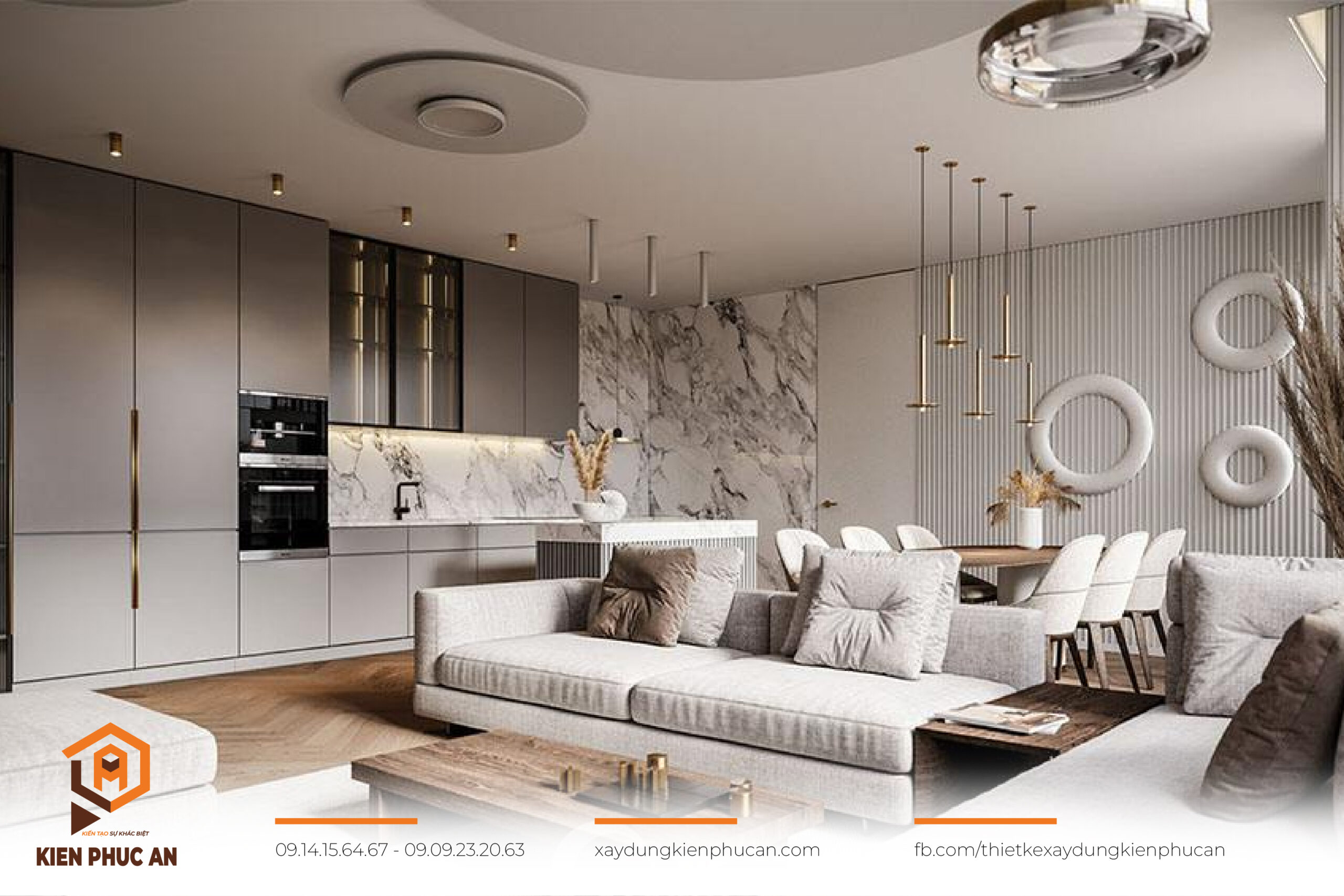 Chất liệu đồ nội thất chung cư cao cấp