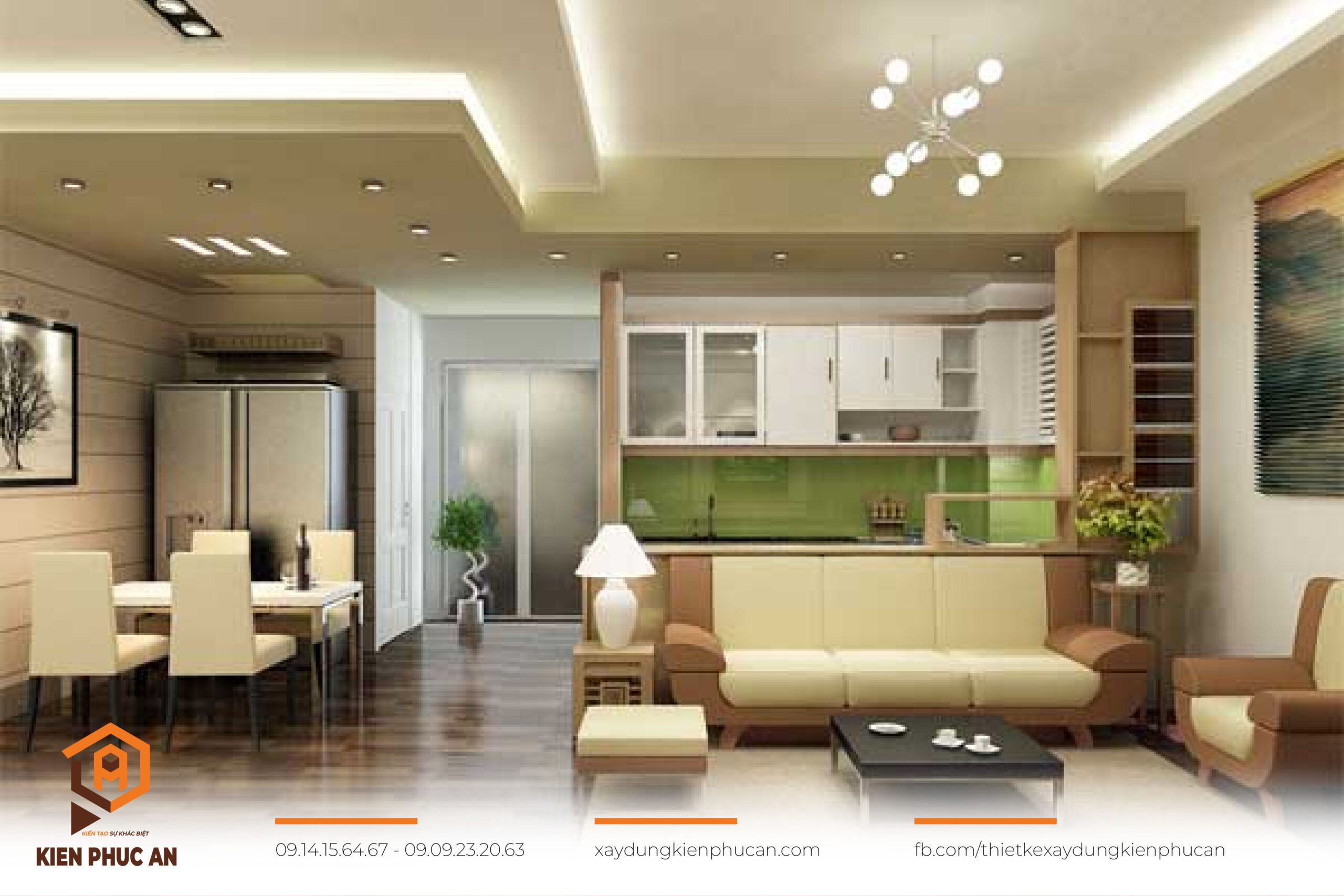 Hệ thống ánh sáng chung cư hiện đại