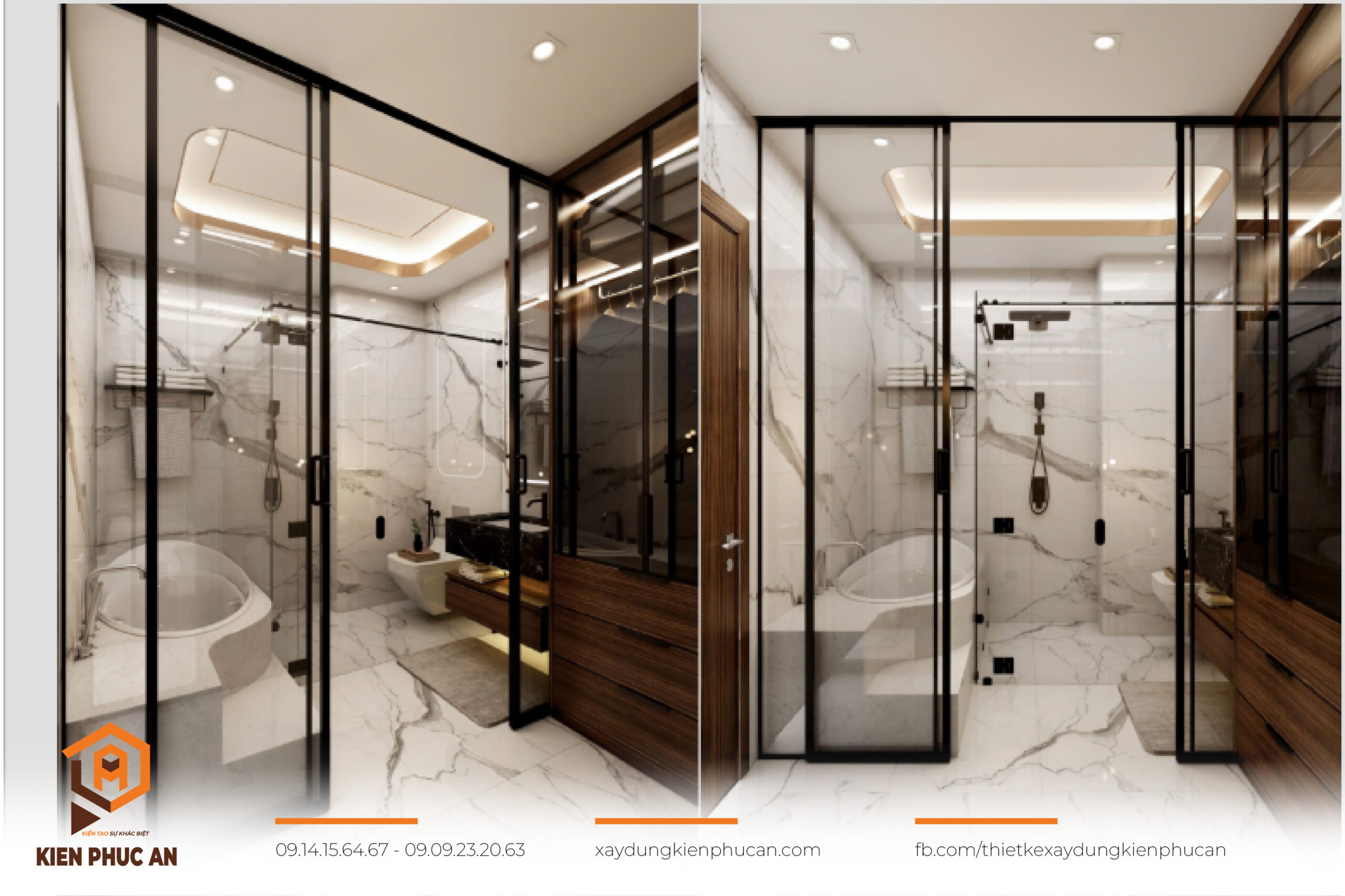 Các dự án thiết kế nội thất của Kiến Phúc An