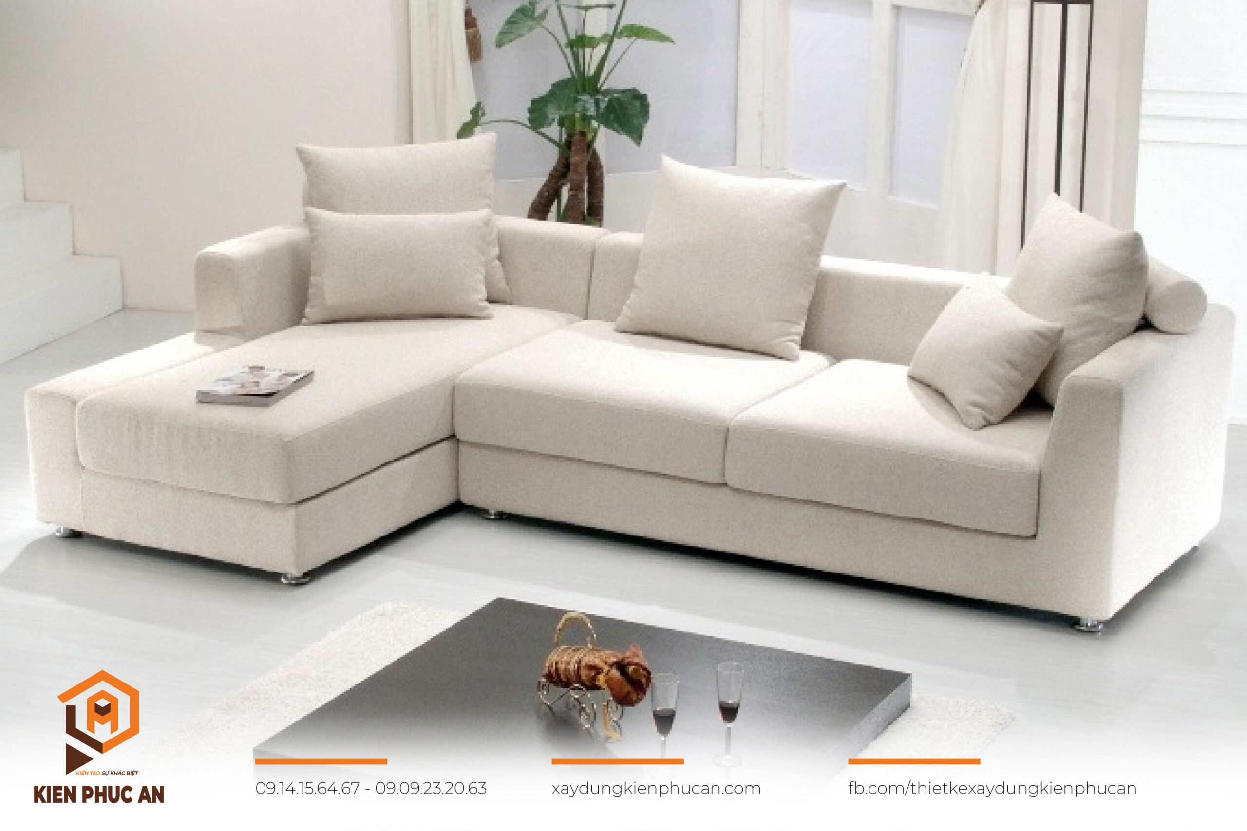 Sofa trang trí phòng khách chung cư