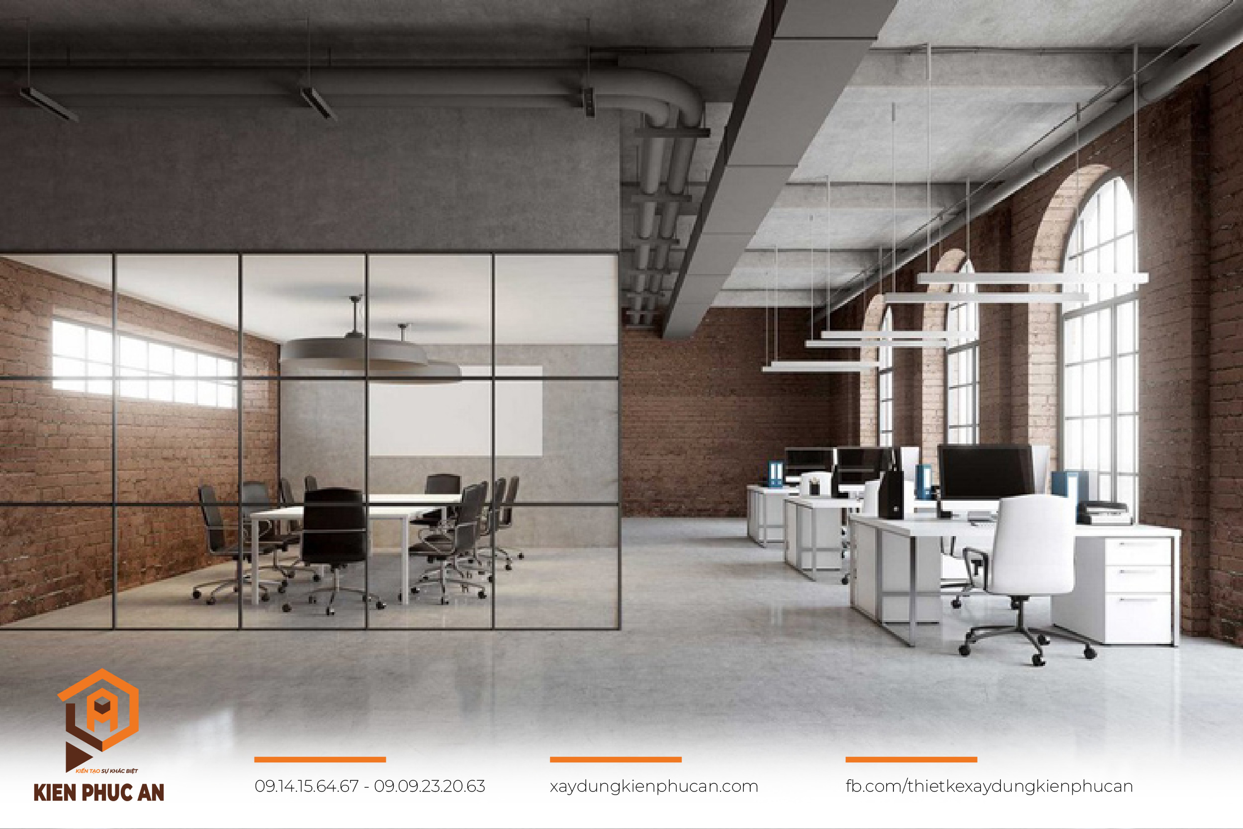 Nội thất văn phòng tối giản